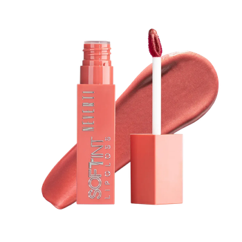 Блеск-тинт для губ Neverti Soft Tint Lipgloss NP802 - №001,Hug My Lips, 4 мл