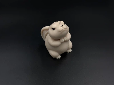 Свеча из соевого воска Happy Easter Зайчик декоративная без подсвечника 8 см 115 г Бежевый (SVH-167)
