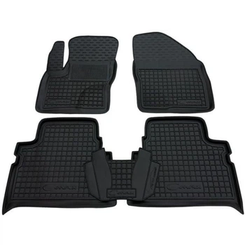 Автомобильные коврики в салон на Ford C-Max 03-11 4шт черные Avto-Gumm Форд Ц-Макс АМ0014662