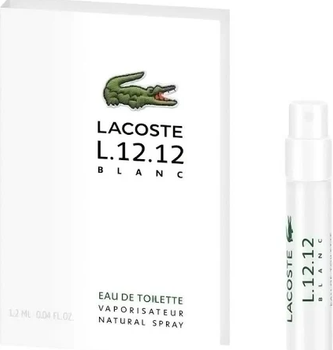Туалетная вода для мужчин Lacoste Eau De L.12.12 Blanc 1.2 мл Пробник
