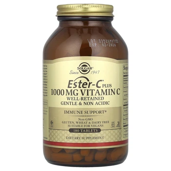 Вітамін C Складний Фірний Solgar (Ester-C Plus) 1000 мг 180 шт