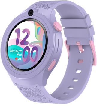 Smartwatch dla dzieci Bemi Moki ​Purple (6972689174867)
