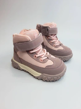 Зимние ботинки для девочки Clibee 602 pink розовые р. 27-18,1 см