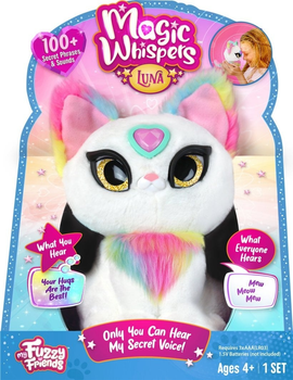 Інтерактивний кіт Clementoni My Fuzzy Friends Magic Whisper Luna 18603S (810017187034)