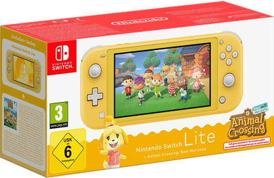 Консоль Nintendo Switch Lite Yellow + ACNH bundle (0045496546069)