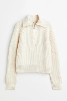 Жіночий светр H&M 202629-2 XL(175/116) молочний (2000005021190)