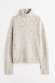 Жіночий светр H&M 202721-2 S(168/88) бежевий (2000004789701)