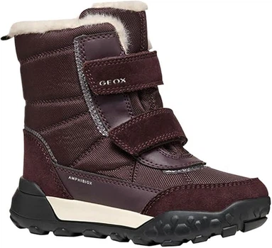 Зимові черевики Geox Trekkyup з мембраною Amphibiox, Dk Burgundy, 39 євро