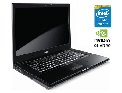 Мобильная рабочая станция Б-класс Dell Precision M4500 / 15.6" (1920x1080) TN / Intel Core i7-740QM (4 (8) ядра по 1.73 - 2.93 GHz) / 8 GB DDR3 / 500 GB HDD / nVidia Quadro FX 880M, 1 GB GDDR3, 128-bit / WebCam / DVD-ROM б/у