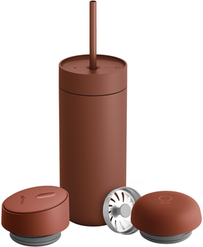 Kubek termiczny Fellow Carter Slide Mug + 3 nakrętki Sienna 473 ml (840228809159)