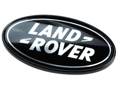 Эмблема Land Rover на багажник Matt black 92 мм