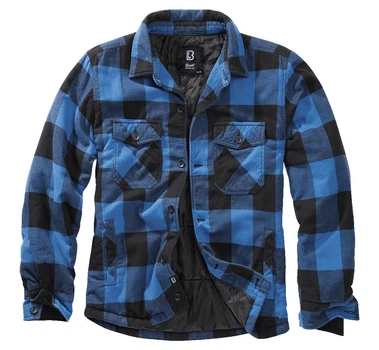 Куртка Brandit клітчата Lumberjacket XL black/blue (9478.183.XL)