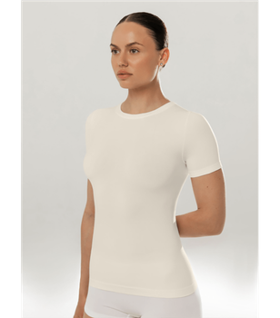 Универсальная бесшовная футболка T-shirt - Giulia - T-SHIRT - L/XL - Vanilla