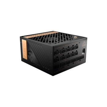 Блок питания модульный для ПК MSI MEG Ai1300P PCIE5, ATX 3.1, 1300W, 120 мм вентилятор, 80+ Platinum, Black