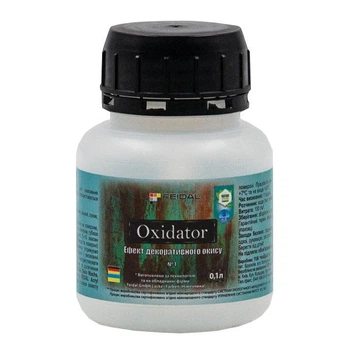 Раствор декоративной окиси Feidal Oxidator №1 Голубовато-бирюзовый с рыжими вкраплениями 0.1 л