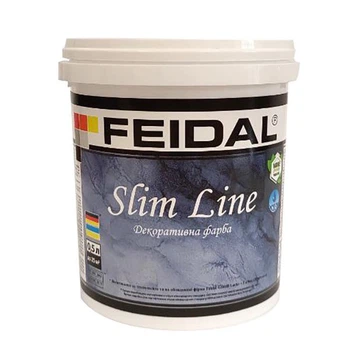 Декоративна фарба Feidal Slim Line Біла – мармуровий ефект для внутрішніх робіт 0.5 л
