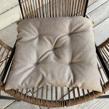 Подушка для стульев (38x38х5 см) Decorator Мальмо цвет бежевый 84-100