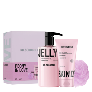Подарочный набор косметики для женщин Mr.Scrubber Gift Set Peony in Love.3 продукты