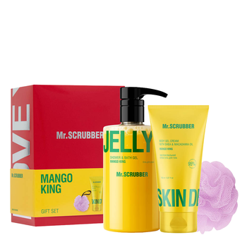 Подарочный набор косметики для женщин Mr. Scrubber Gift Set Mango King, 3 продукта