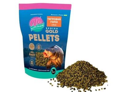 Принада в гранулах Pellets АЙ ПОДСЕКАЙ Тигровий горіх GOLD Ø3.0мм у зіп. упаковці