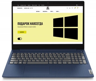 Ноутбук 15.6" Lenovo IdeaPad 3 15IAU7 (82RK001HUS) Abyss Blue