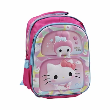 Школьный рюкзак для детей 28х12х37 с изображением Hello Kitty C 72862-2