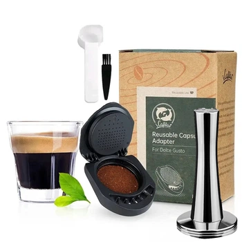 Адаптер капсула багаторазова для кавоварки Krups та Dolce Gusto + ТЕМПЕР
