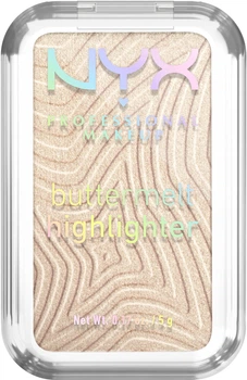 Пудровый хайлайтер для лица NYX Professional Makeup Buttermelt Highlighter 05 Bright & Butta 5 г (800897268909)