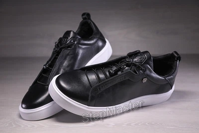 Кожаные мужские кеды кроссовки Philipp Plein Modern 45