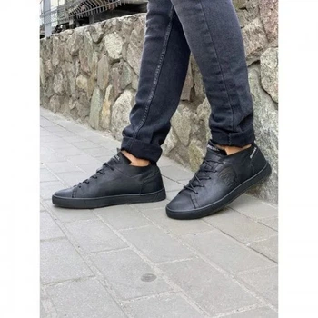 Кеды мужские кожаные Diesel Pirate Black 44