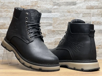 Ботинки кожаные зимние Wrangler Aviator Black 42