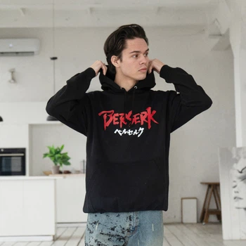 Худі флісовий унісекс Berserk XL чорний