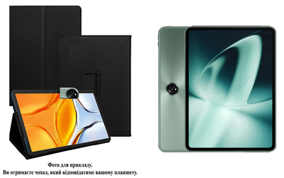 Чехол-подставка CRAYTON для OnePlus Pad, Pad 2, Pad Go, Pad Pro – стиль, защита и ручная сборка, цвет Черный