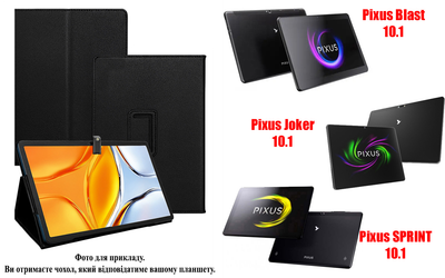 Чохол-підставка CRAYTON для Pixus Blast 10.1, Joker 10.1, SPRINT 10.1 – стиль, захист і ручна збірка, колір Чорний