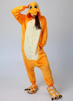 Жіноча кігурумі піжама доросла та підліткова Kigurumi Дракон Чармандер Помаранчевий M 155-165 см. (1080)