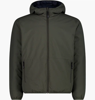 Куртка CMP Reverse Jacket Fix Hood Twill Green 34K0137-F905 50