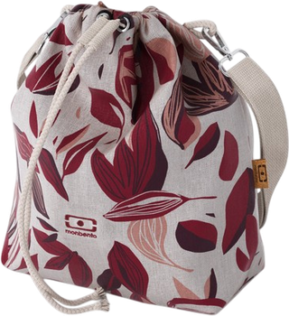 Worek na lunchbox Monbento Fresh Vegetal Red termiczny z paskiem 20.5 x 25 x 10.5 cm (3760367954039)