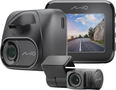 Wideorejestrator Mio MiVue C595WD Dual + karta microSD Goodram 64GB (AM-MIO-MVC595WD_64GB)
