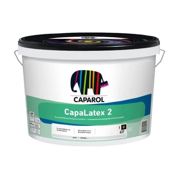 Интерьерная латексная краска Caparol CapaLatex 2 В1 глубоко-матовая белая 2,5 л