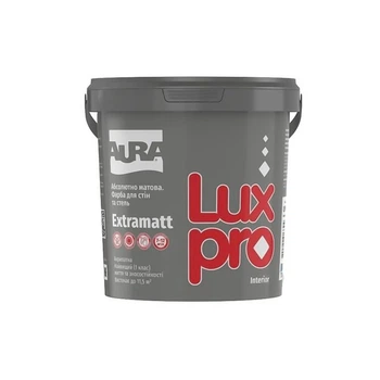 Интерьерная краска акриловая Aura LuxPro Extramatt белая 0,95 л