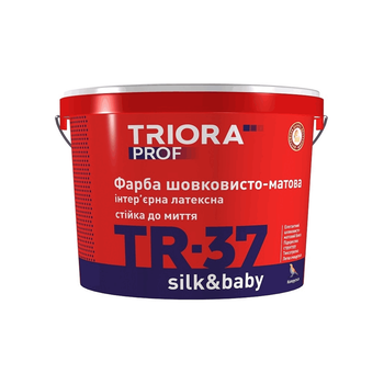 Интерьерная латексная краска Triora TR-37 silk and baby шелковистая 3 л