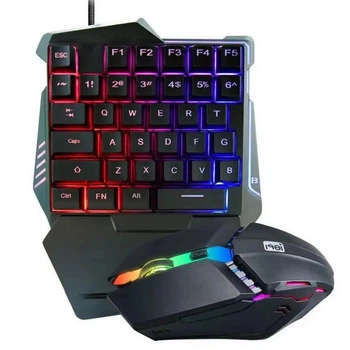 Игровой комплект клавиатура и мышь G506 с подсветкой, 35 клавиш