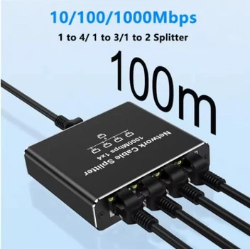 Розгалужувач Інтернету 1000Mb Rj45 1-4