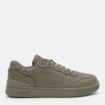 Чоловічі кросівки шкіряні Lacoste T-Clip Shield 750SMA0193-3T2 42.5 (T8.5) 26.7 см Khk/Khk (5059862567423)