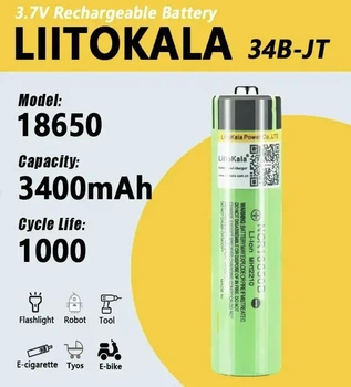 Аккумулятор LiitoKala 18650 Lii-34B литий-ионный 3400mAh литий-ионный аккумулятор 10112