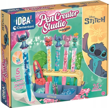 Zestaw kreatywnych długopisów Clementoni Fabryka długopisów Stitch 18218 (8005125194346)