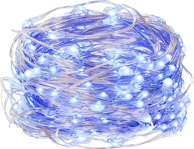 Kurtyna świetlna Springos CL0084 Druciki 200 LED Niebieska (5907719401195)