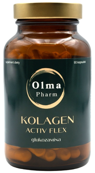 Харчова добавка Olma Pharm KOLAGEN ACTIV FLEX з глюкозаміном 90 капсул (5904474880623)