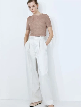 Топ жіночий H&M 1208014002c34 XS Жовтий (KC1000000053611)