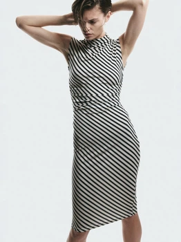 Сукня літня жіноча H&M 1154696004c35 S Різнокольорова (KC1000000053769)